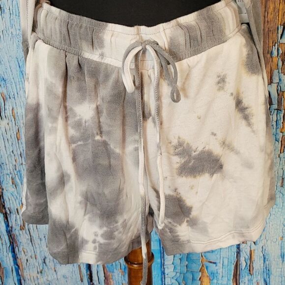 white Birch Tie Dye Tank Short Lounge Set - Picture 6 of 8